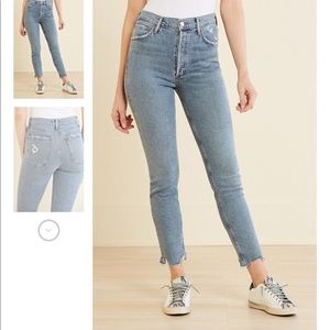 Agolde Nico High Rise Straight Jeans